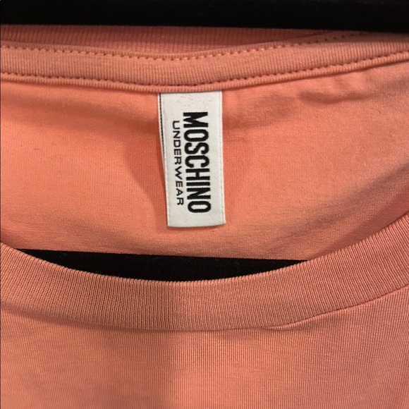 Moschino Underbear Pink T-Shirt - Picture 2 of 9